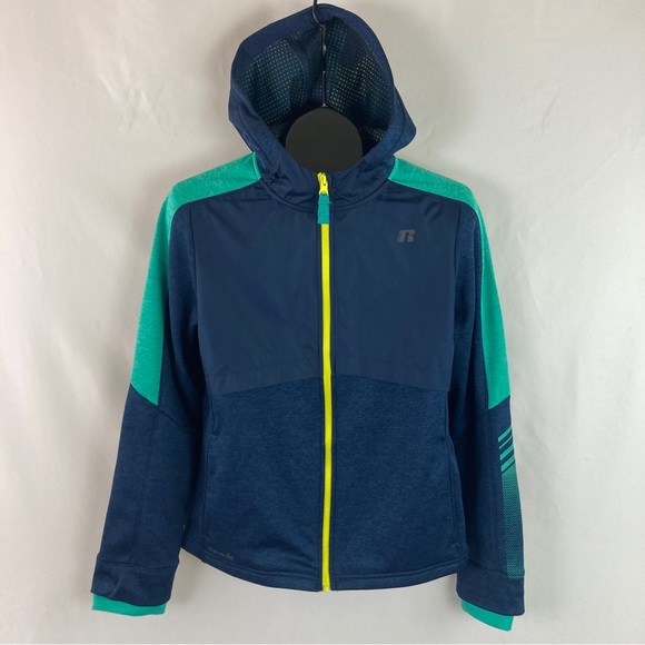 Russell Dri-Power 360 Running Jacket Blue Cove Heather Size XXL - Picture 5 of 10